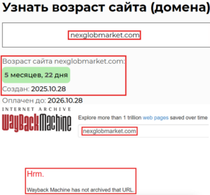 Лжеброкер NexGlobMarket (nexglobmarket.com). Отзывы и возврат денег