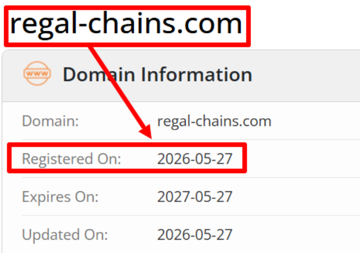 Мошеннический брокер Regal Chains (regal-chains.com) Отзывы и возврат денег!